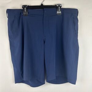 Columbia navy draw string quick dry shorts size 40